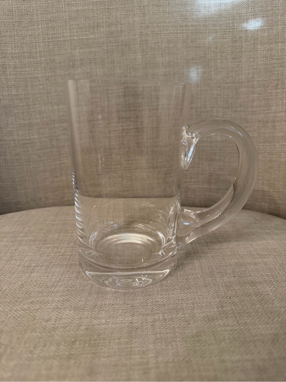 Tiffany & Co. Clear Crystal Beer Stein Mug Glass
